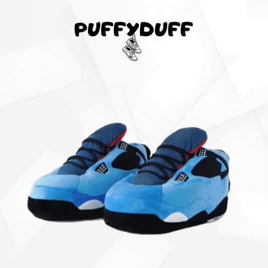 PuffyDuf™ AIR JR 4 | MAVİ Bez Taban