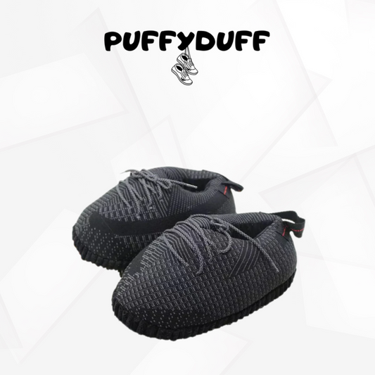 PuffyDuf™ YZY | SİYAH Bez Taban