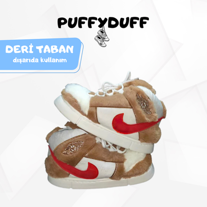 PuffyDuf™ AIR JR 1 | KAHVERENGİ Deri Taban